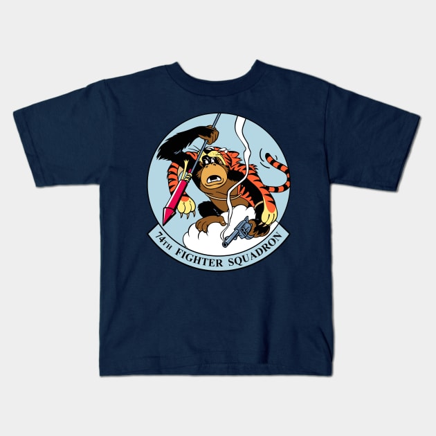 74th Fighter Squadron Kids T-Shirt by MBK